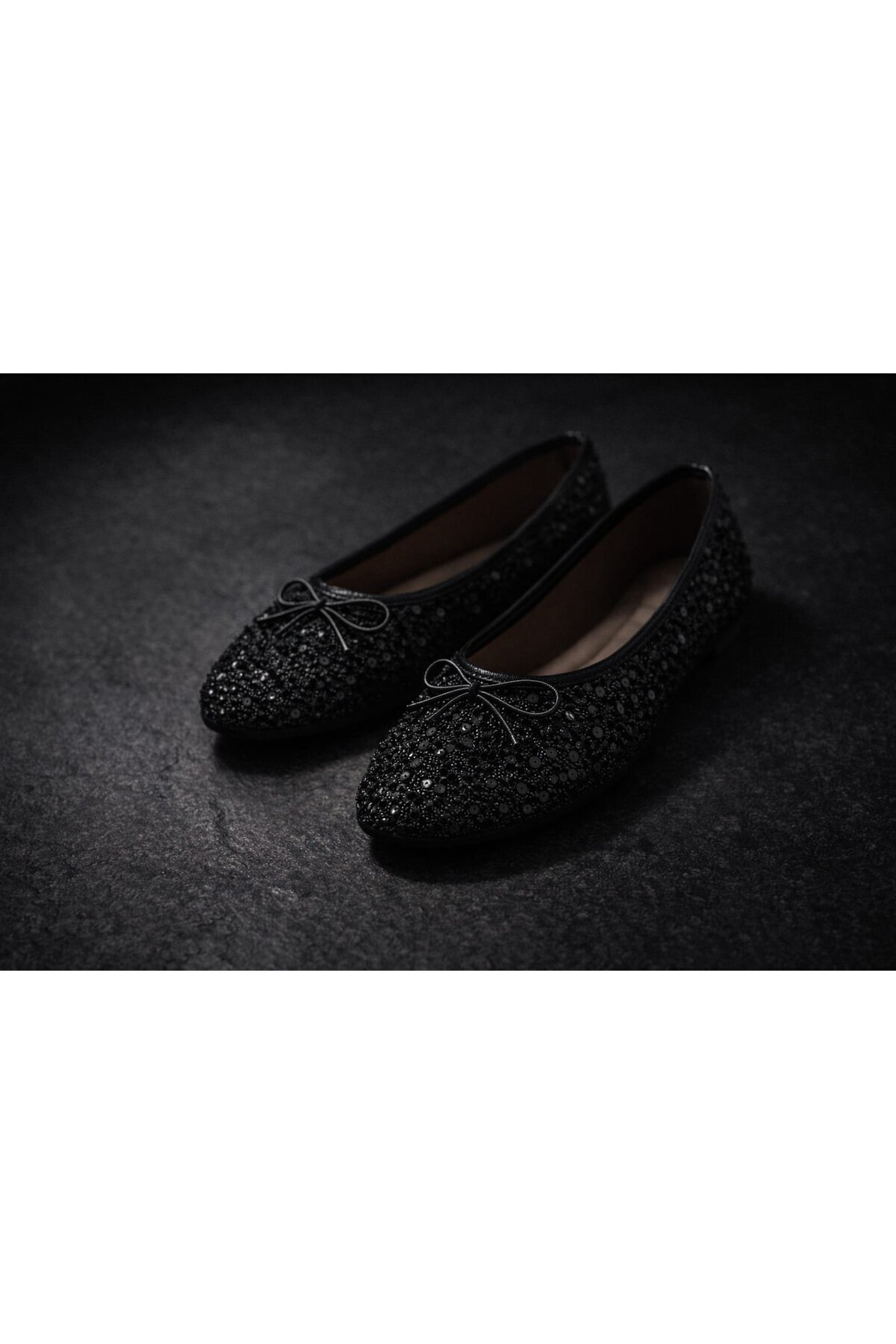 Slipcat  Pullu Simli Payetli Toka Detaylı Kadın Şık Günlük Babet - Görsel 6