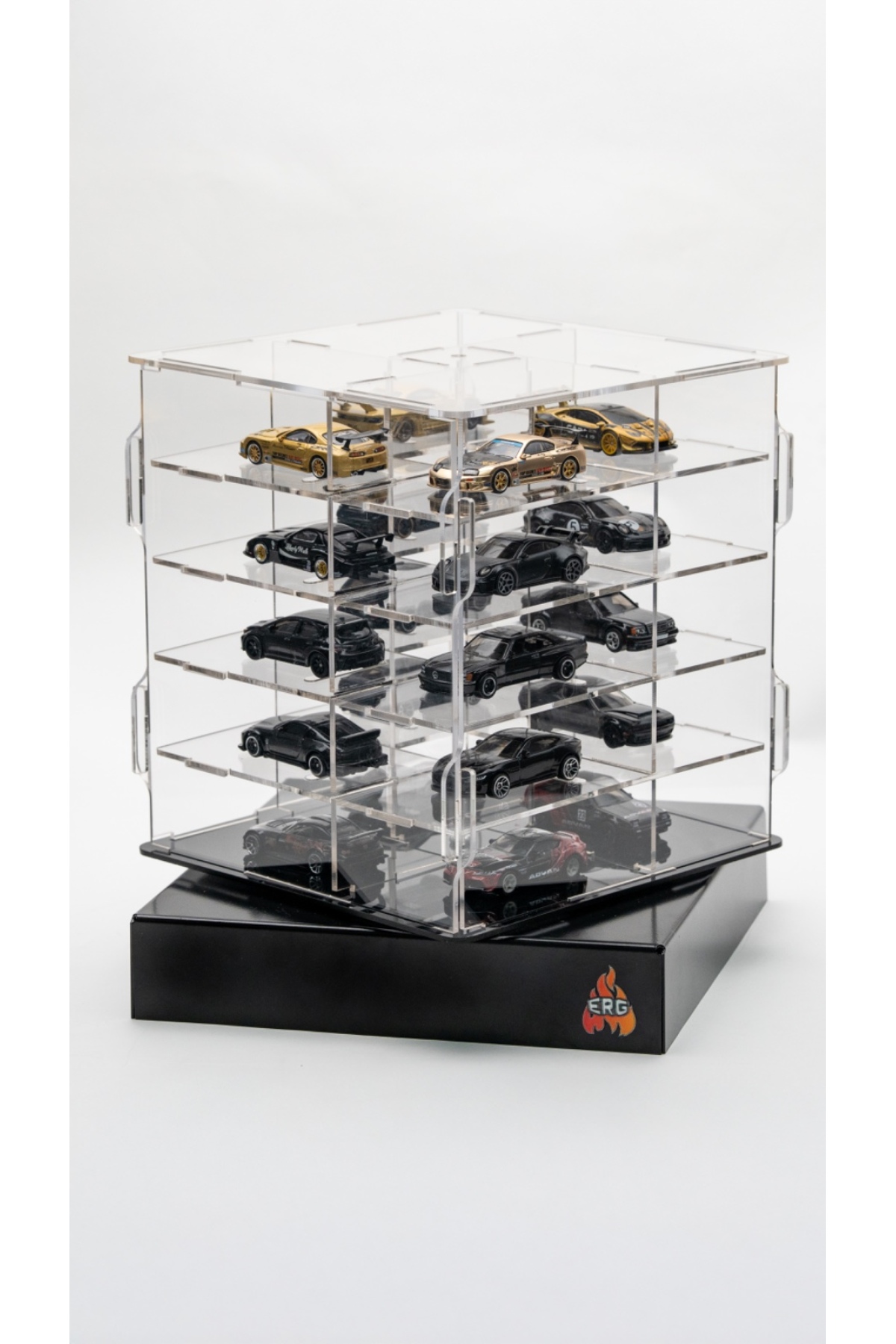 ERG DİECAST 20 Araçlık Diorama Pleksi Model Araba Sergileme Kutusu