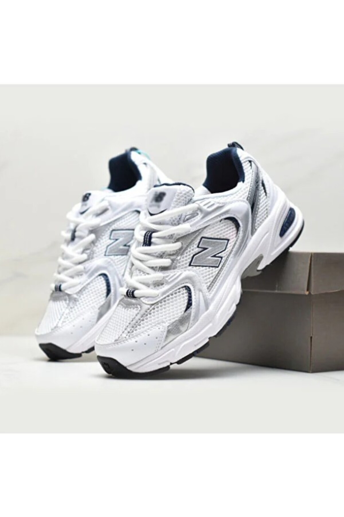 rekorsport Nb 530 Runnig Spor Ayakkabı Beyaz-Lacivert