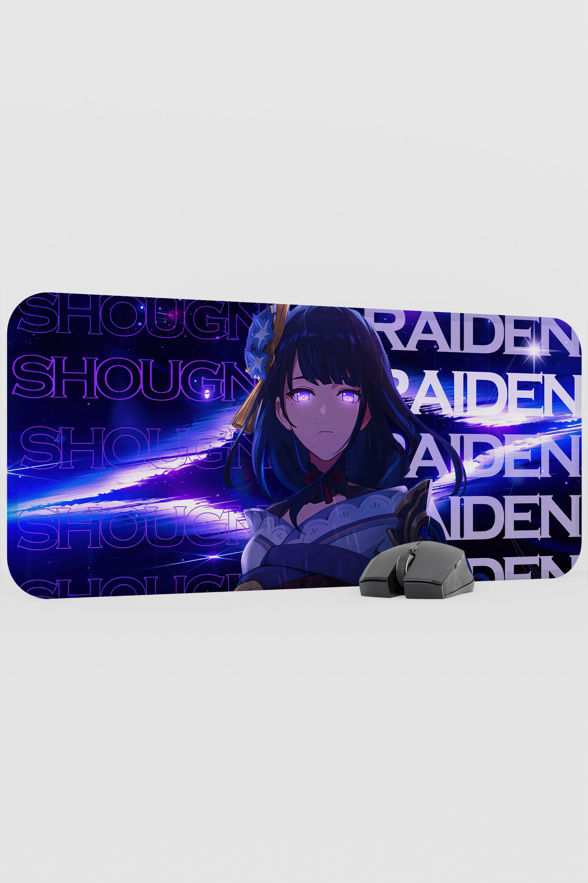 Raiden Genshin Impact Anime Gacha V3 - 70x30 XL Gaming Mouse Pad