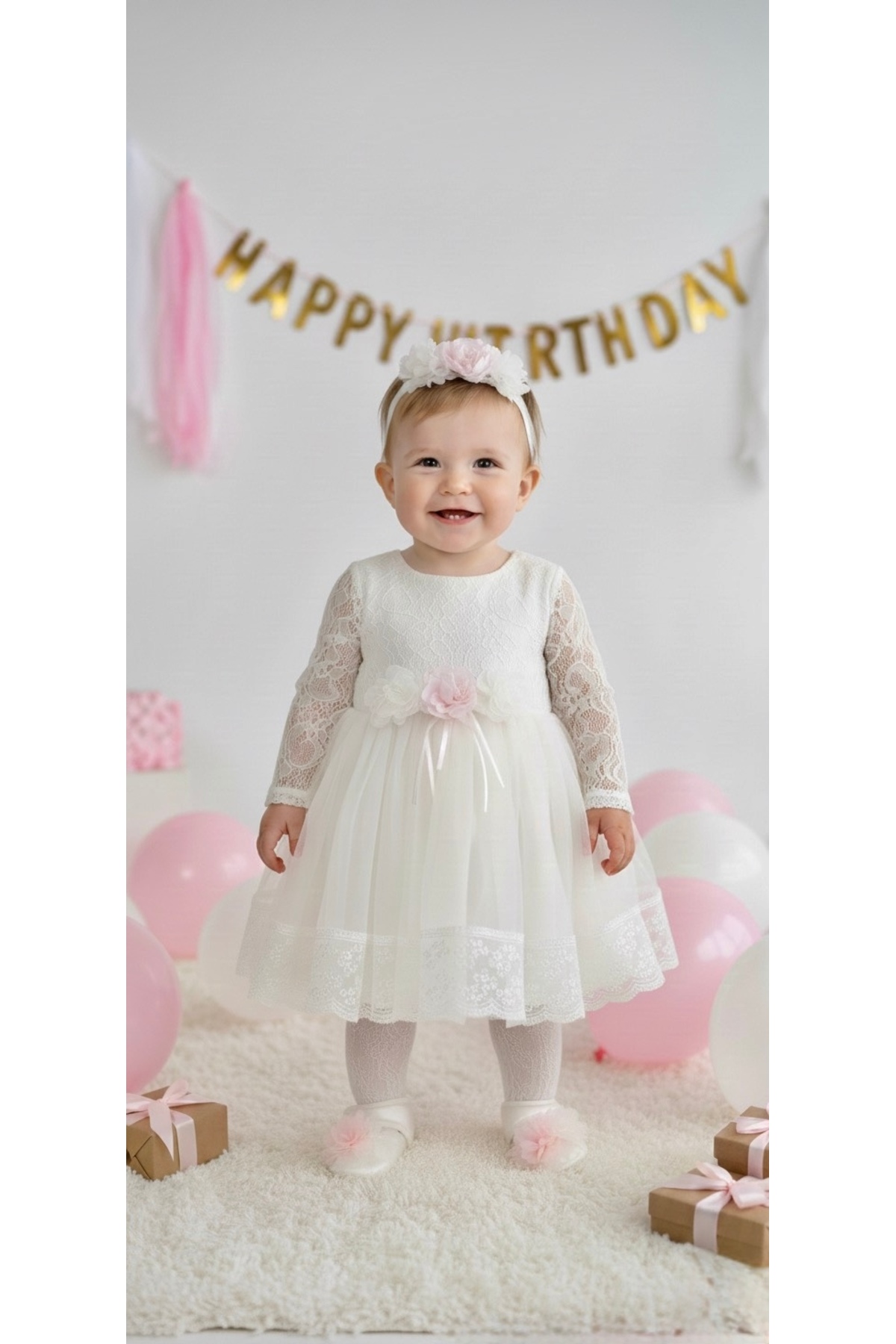 Miaras Miarasbaby kız bebek mevlütlük takım fotoğrafı 2 (önizleme)