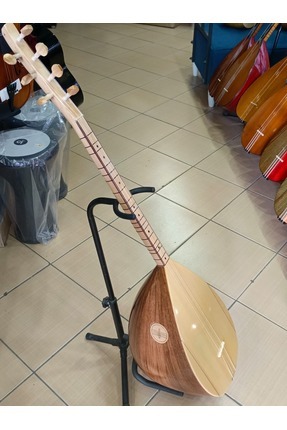 Bircanmüzik Ceviz Tekne Kısa Sap Bağlama (kılıf, yedek tel ve mızrap hediye)