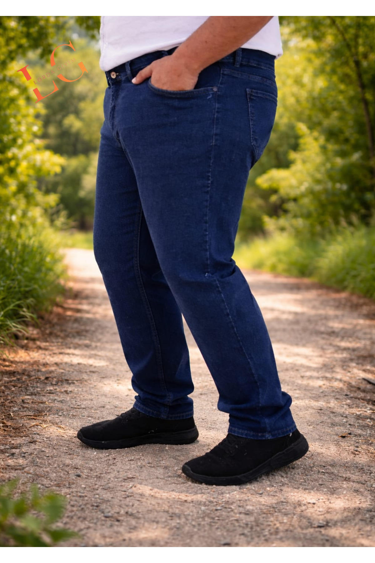 LORDA GİYİM TONI S ERKEK KOT PANTALON SUPER BATAL YUKSEK BEL LİKRALI FERMUARLI