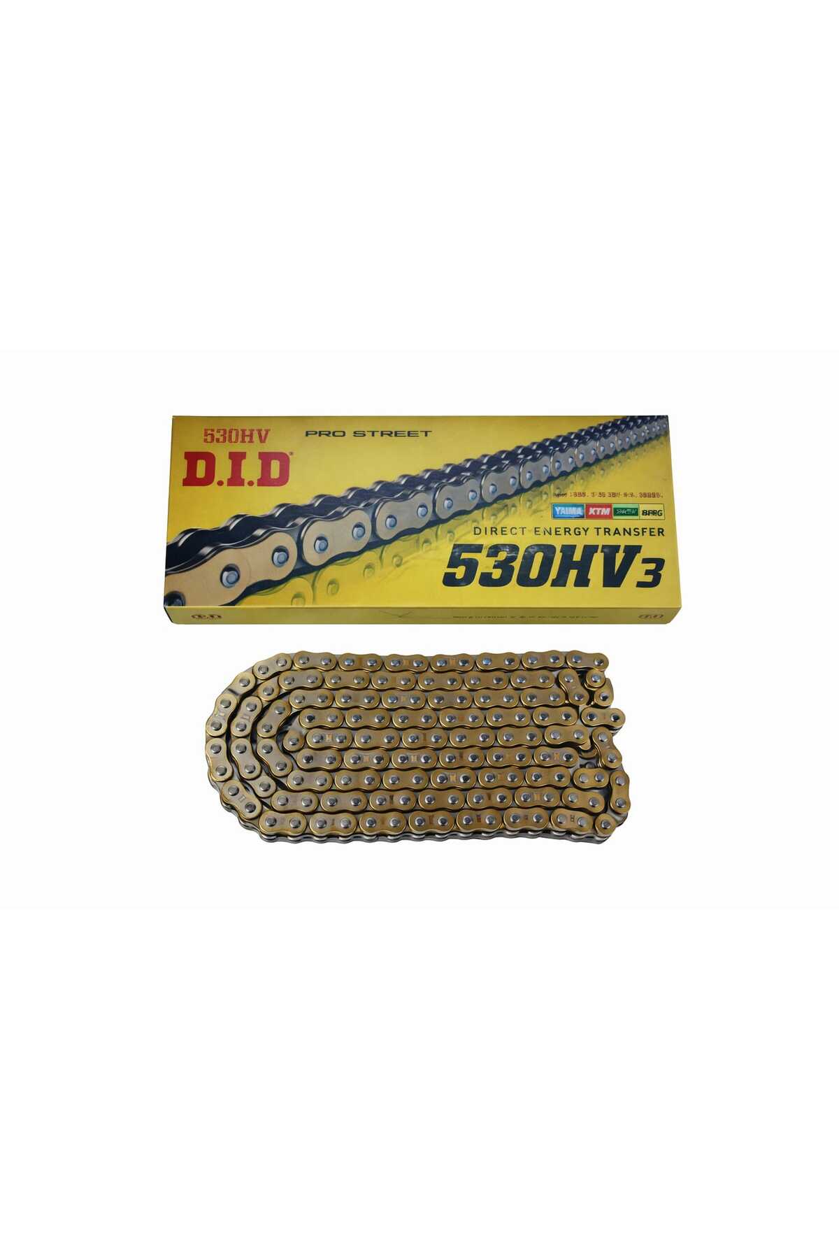 Didaktik DID 530 X-Ring V3 Gold Motosiklet Zinciri – Z750, MT-09