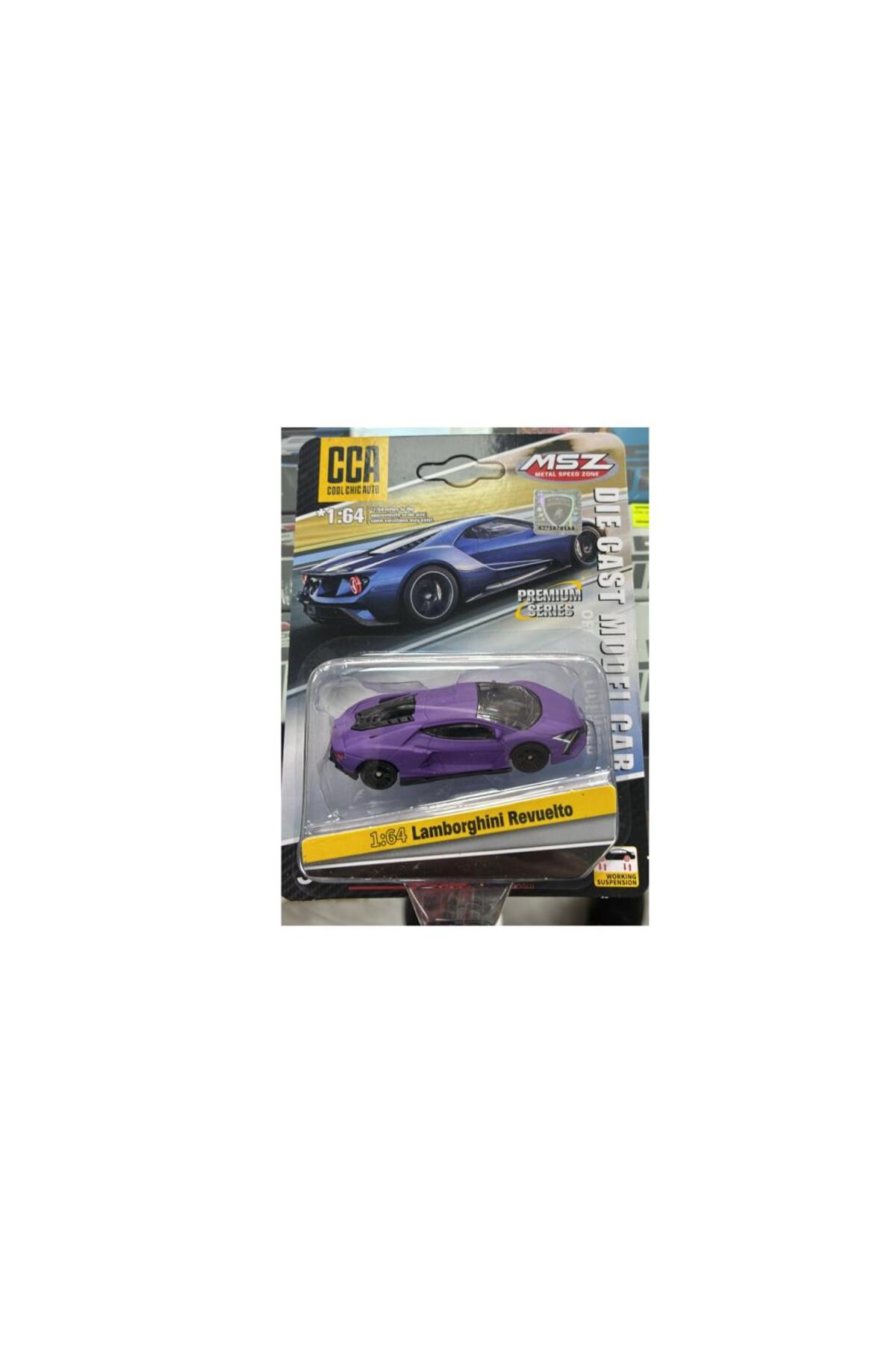 CCA Premium Series Lamborghini Revuelto Mor 1/64 Model Araba
