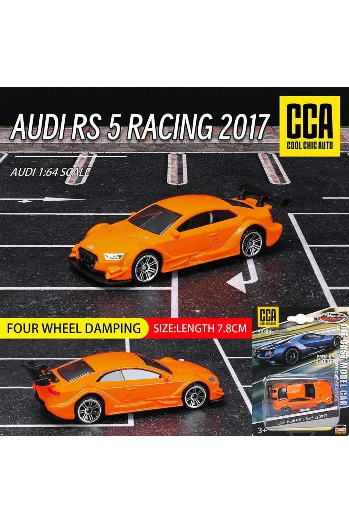 CCA Premium Series Audi RS5 Racing 2017 Turuncu 1/64 Model Araba