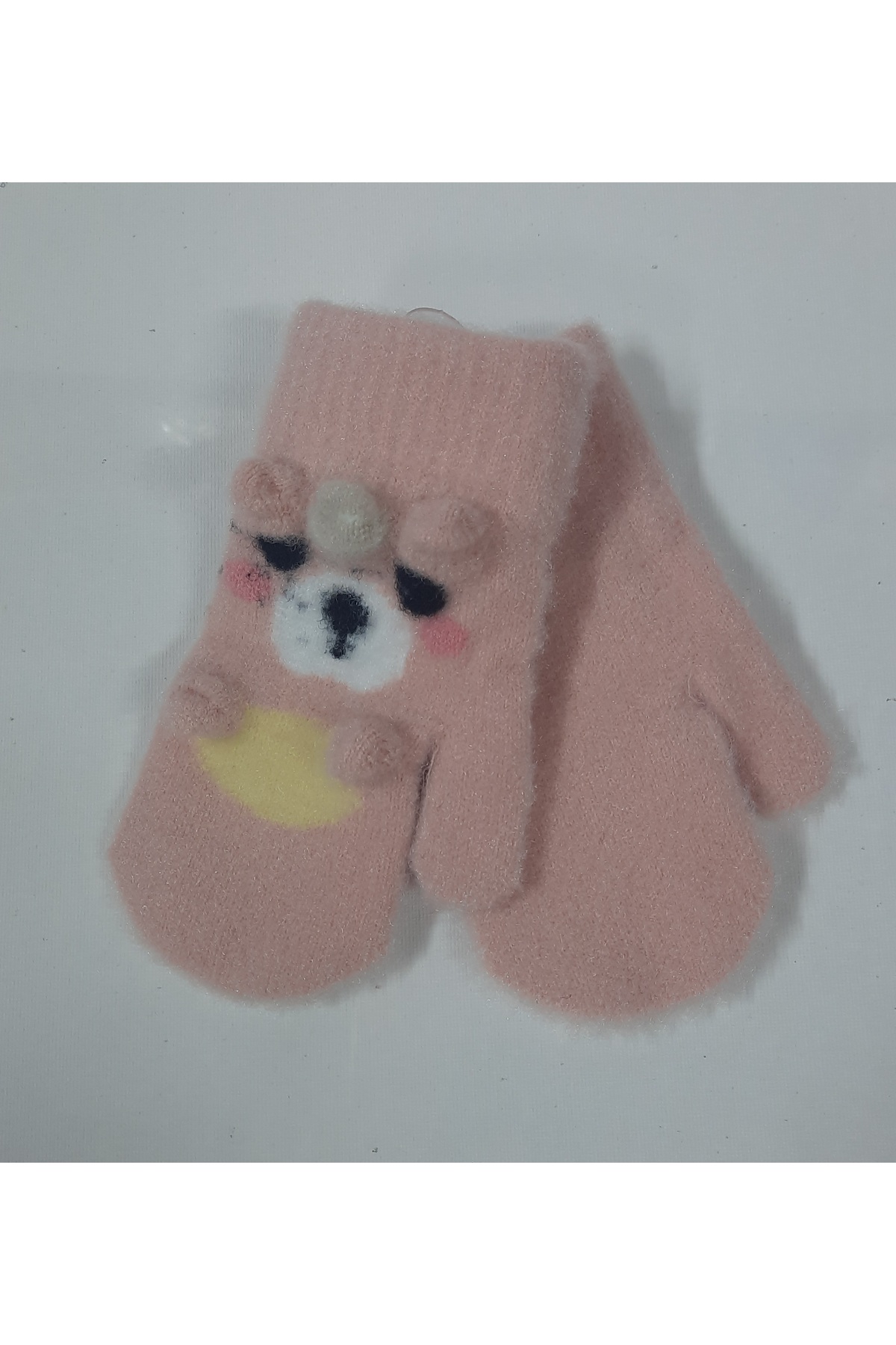 ydn Bebek Tek Parmak Yumuşak Peluş Eldiven Ayıcık Desenli (3-5 yaş) fotoğrafı 4 (önizleme)