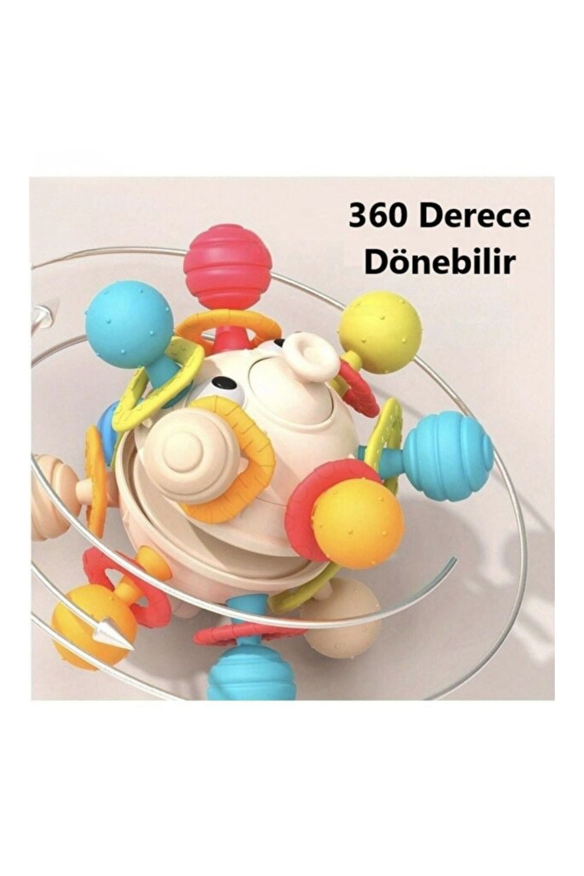 آویز اسباب‌بازی چرخان با کیفیت عالی ماهی بادکنکی برای نوزادان، اسباب‌بازی فعال‌سازی حواس مونته‌سوری