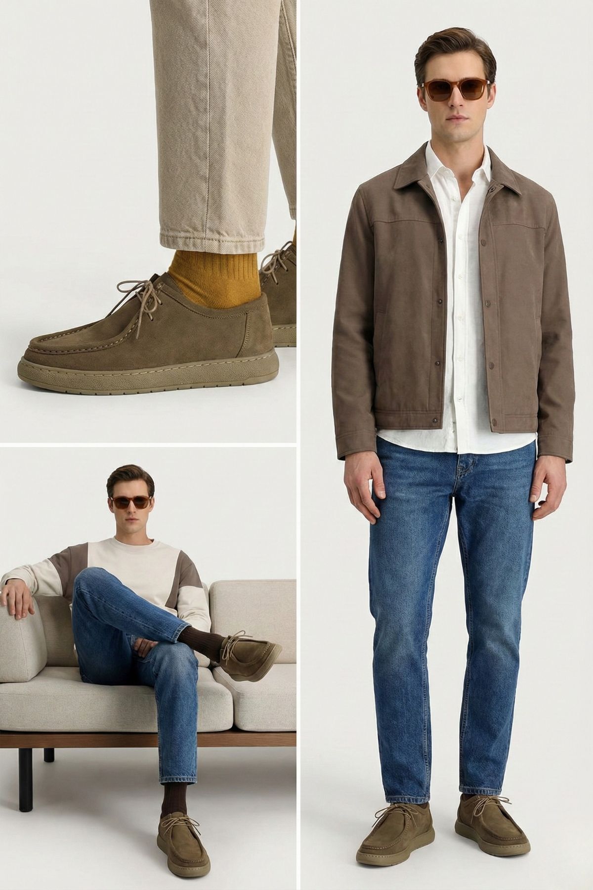 ALTA GRACIA  GRACIA Hakiki Süet & Nubuk Deri Erkek Günlük Ayakkabı - Görsel 4