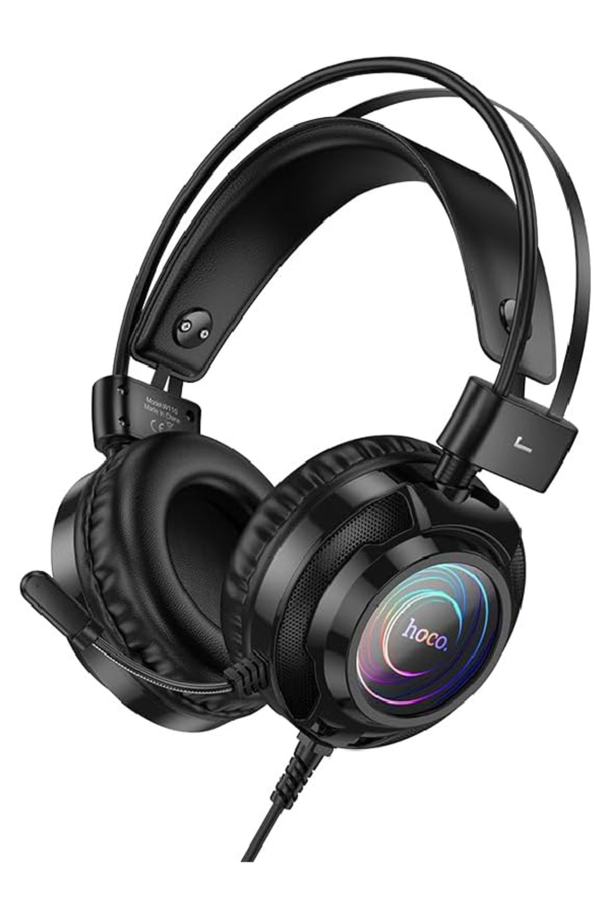 No7tech Kafaüstü Gaming Kulaklık Hoco. W110 RGB Aydınlatmalı 2M