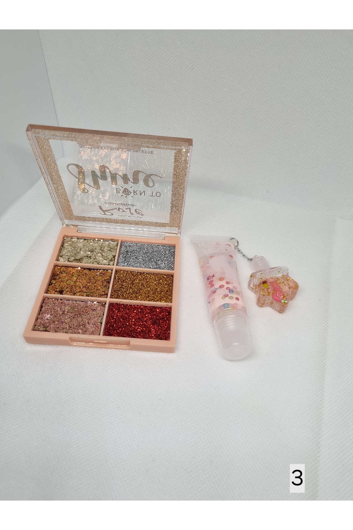 Glitter ve Lipp Gloss Set 2