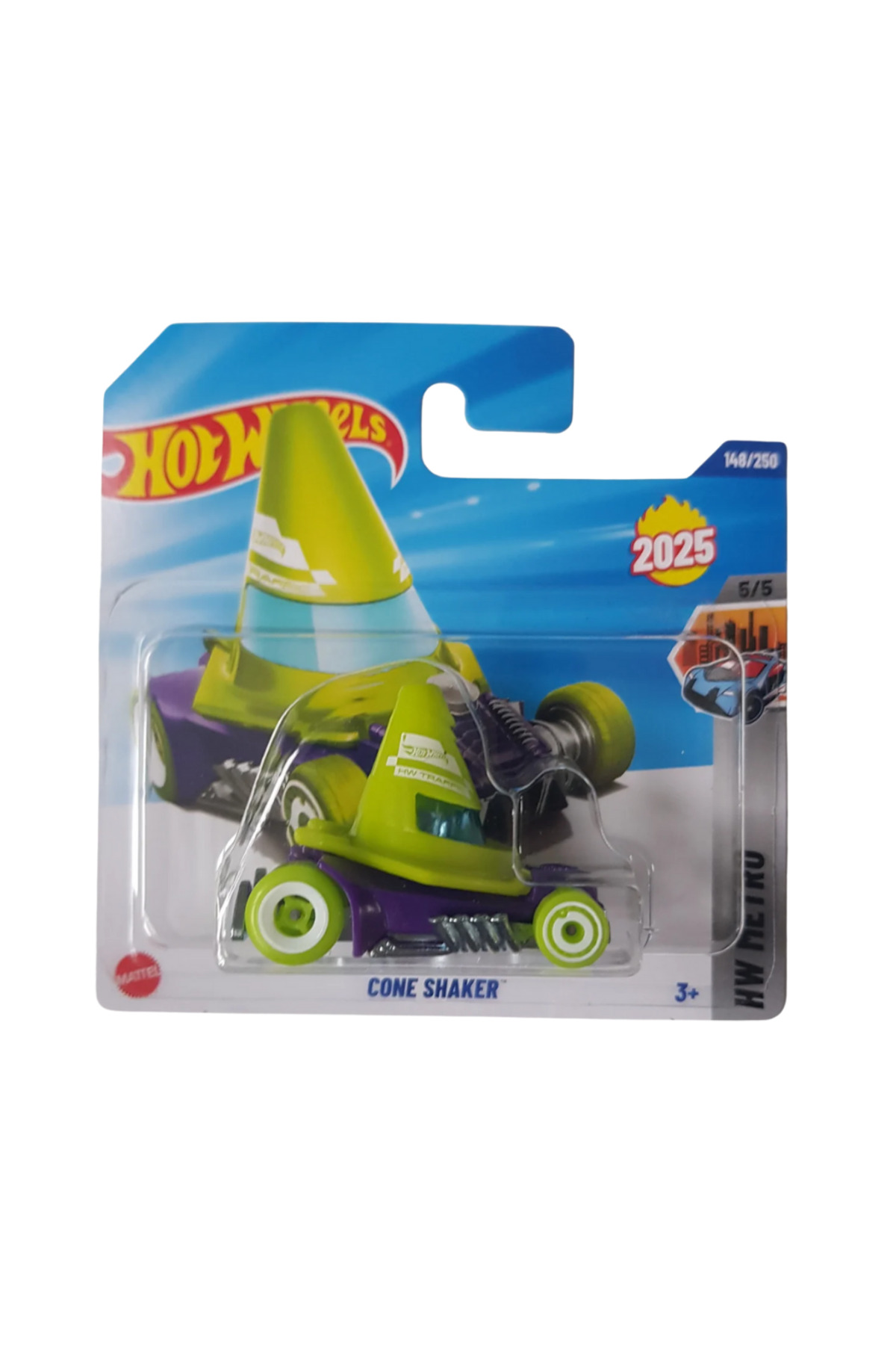 Masinuta Hot Wheels, Cone Shaker, HW Metro 2025, Verde, 1:64
