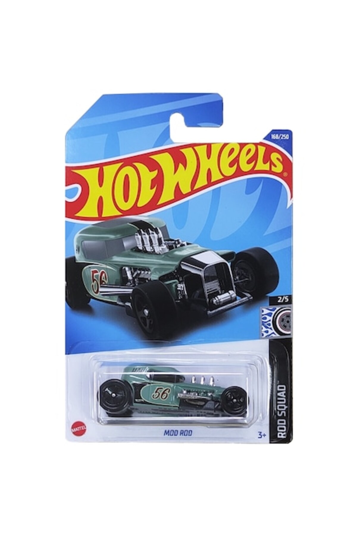 Masinuta Metalica Hot Wheels, Mod Rod, Verde, 1:64