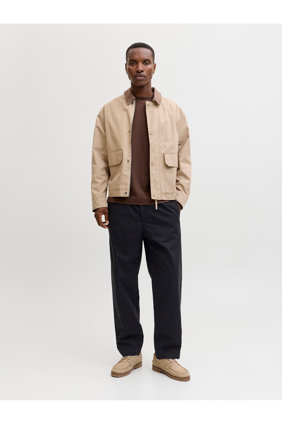 شلوار مردانه راسته فاق بلند | جک اند جونز Jack & Jones 12288514 - تصویر 2