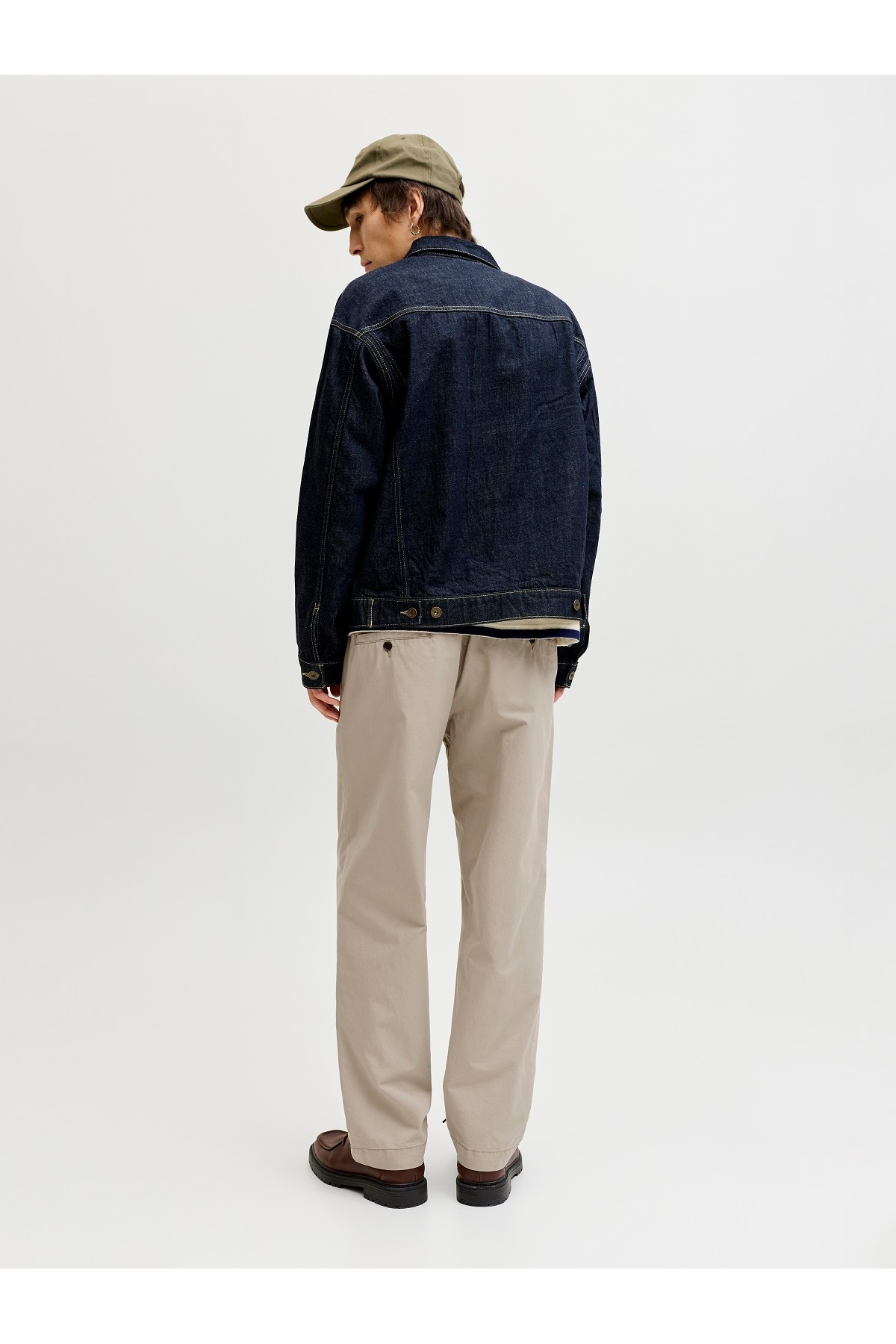 شلوار مردانه راسته فاق بلند | جک اند جونز Jack & Jones 12288514 - تصویر 4