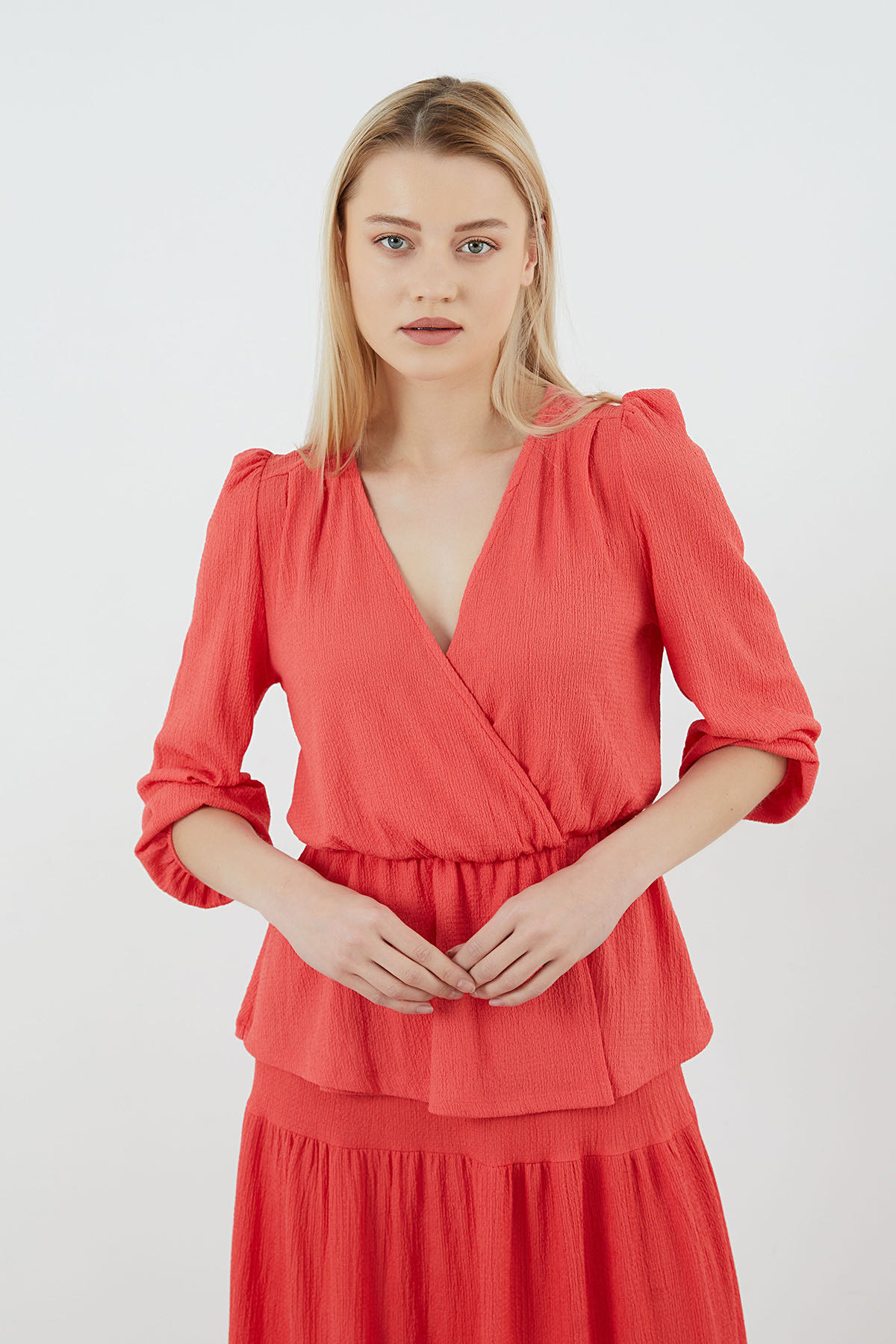 PAULMARK  Kolu Volanlı Bluz - Görsel 3