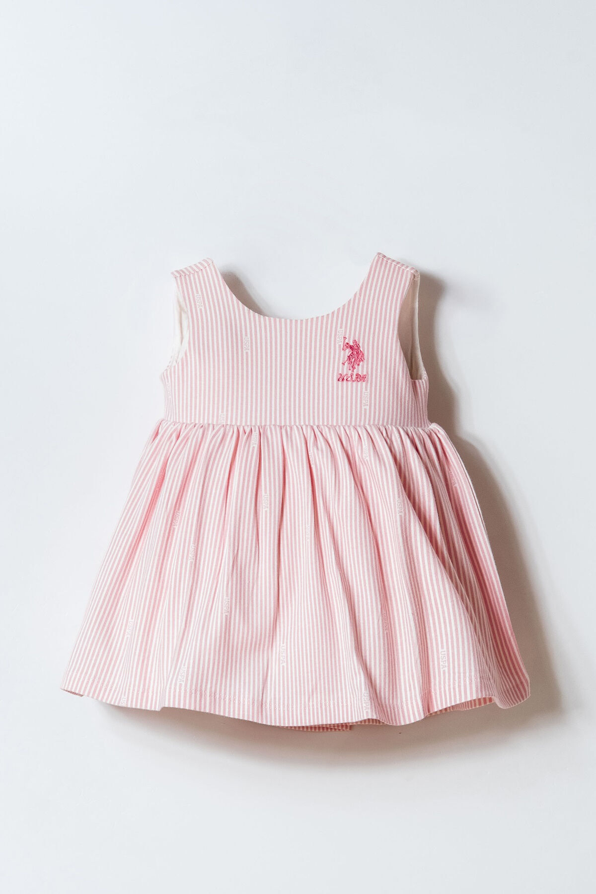 U.S. Polo Assn. Baby Girl Pink Dress