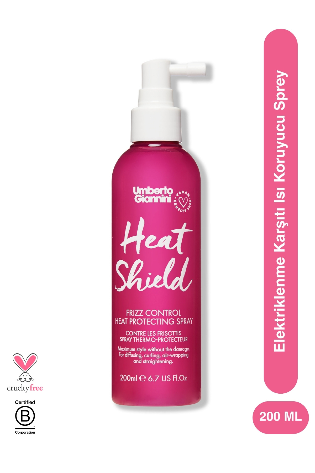 Umberto Giannini Heat Shield - Elektriklenme Karşıtı Isı Koruyucu Sprey — U207