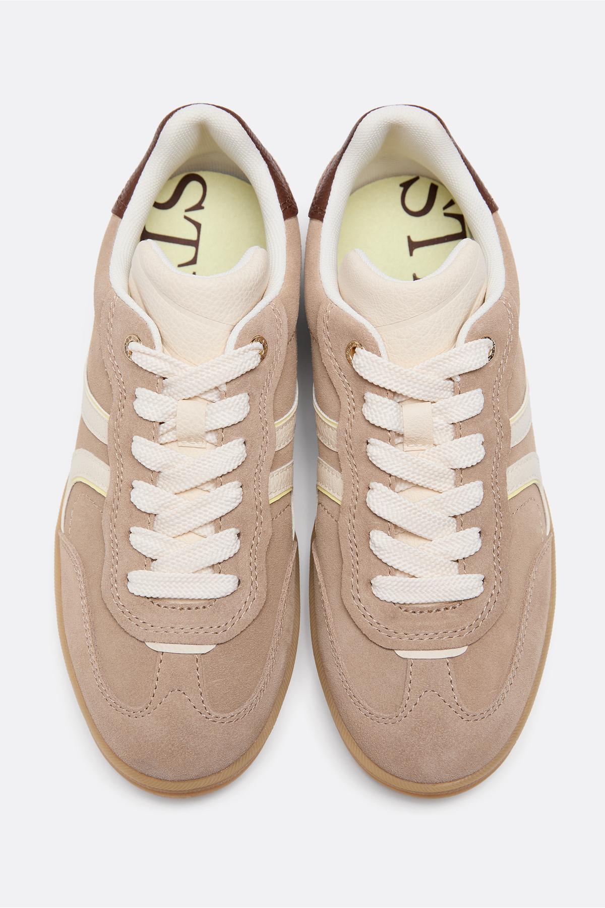 Stradivarius  Günlük deri spor ayakkabı - Görsel 3