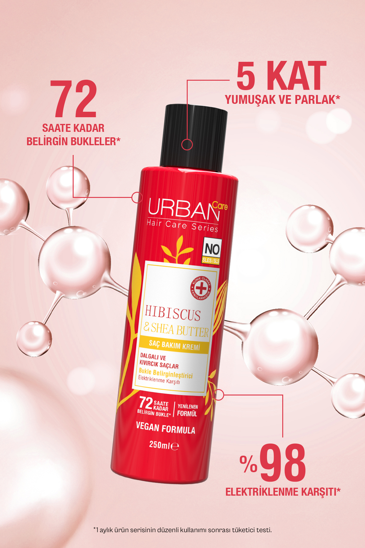 Hibiscus & Shea Butter Kıvırcık Ve Dalgalı Saçlara Özel Saç Kremi 250ml-vegan — 8680690712272 — تصویر 4 از 6