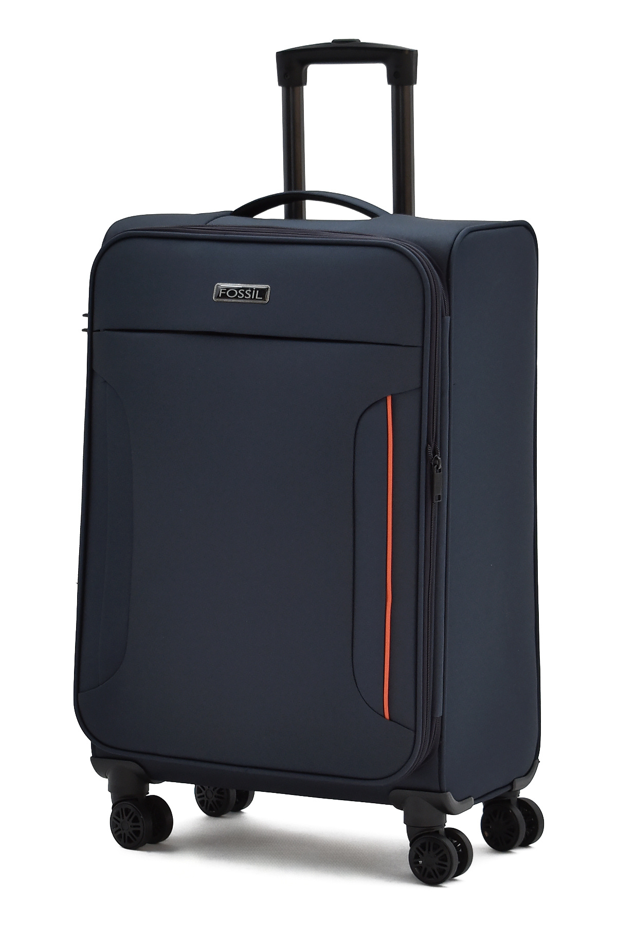 Ultra Light Medium Gusseted Fabric Suitcase – 360° 8 Wheels, Light & Large Interior