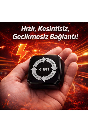 Fenrir Garage 4 in 1 Kablosuz CarPlay & Android Auto & AirPlay & Mirror Link
