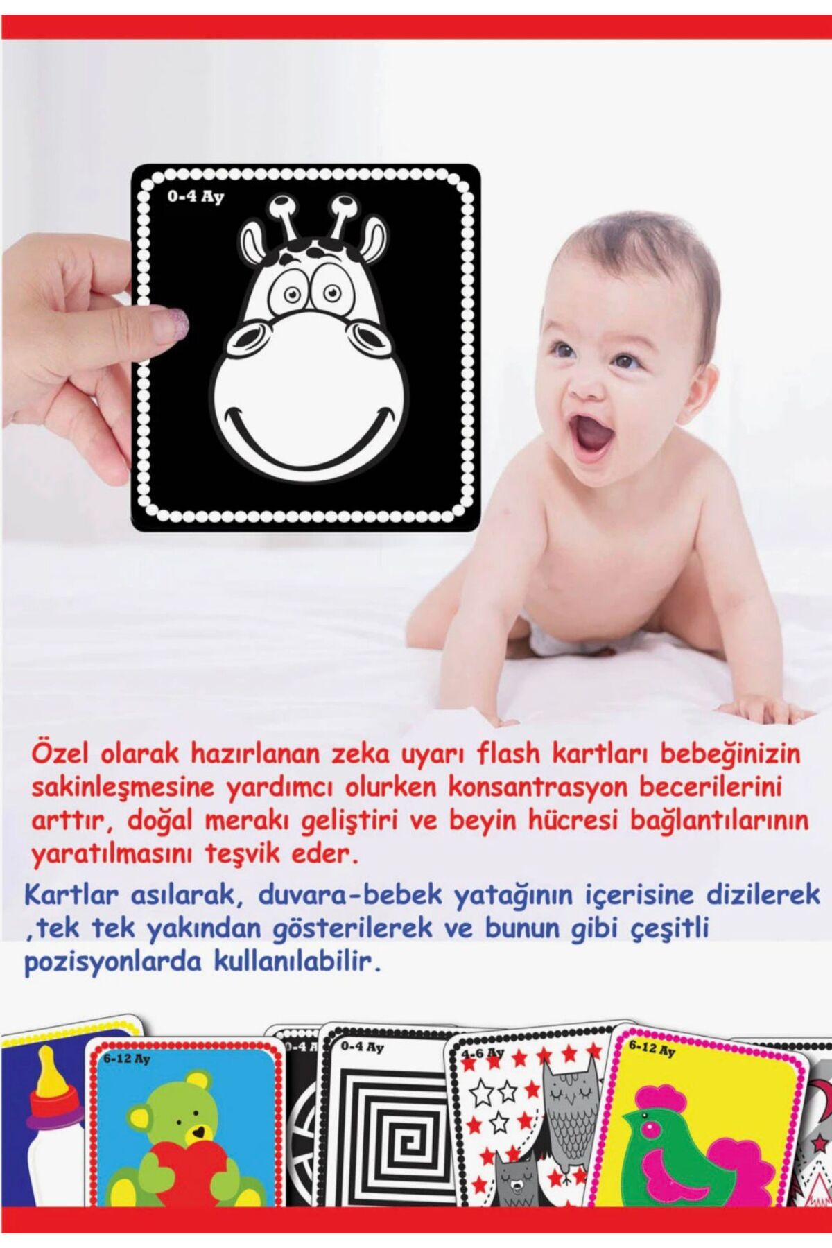 Diytoy Diy Toy Bebeğimin İlk Zeka Kartları 0-12 Ay fotoğrafı 3 (önizleme)