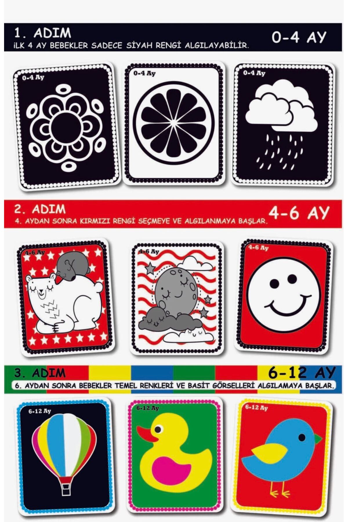 Diytoy Diy Toy Bebeğimin İlk Zeka Kartları 0-12 Ay fotoğrafı 4 (önizleme)