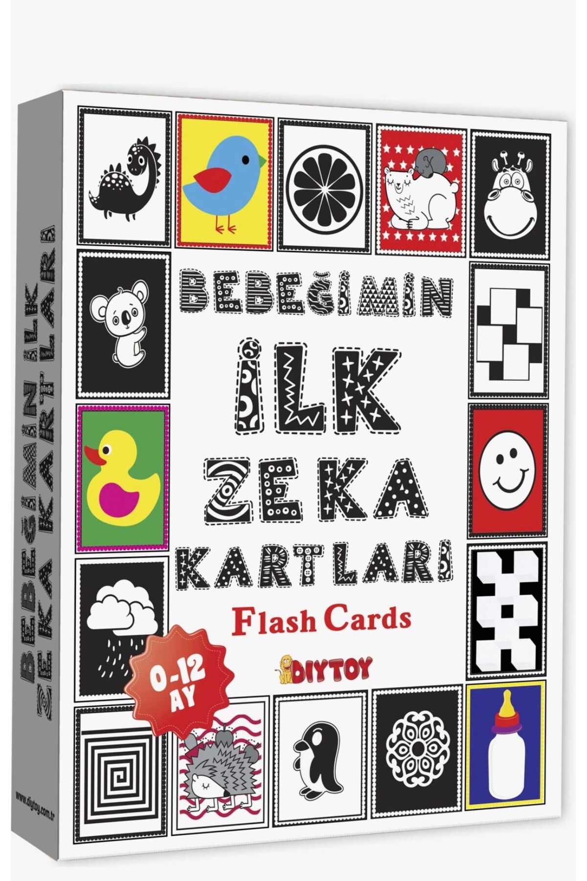 Diy Toy Baby's First Intelligence Cards 0-12 Months
