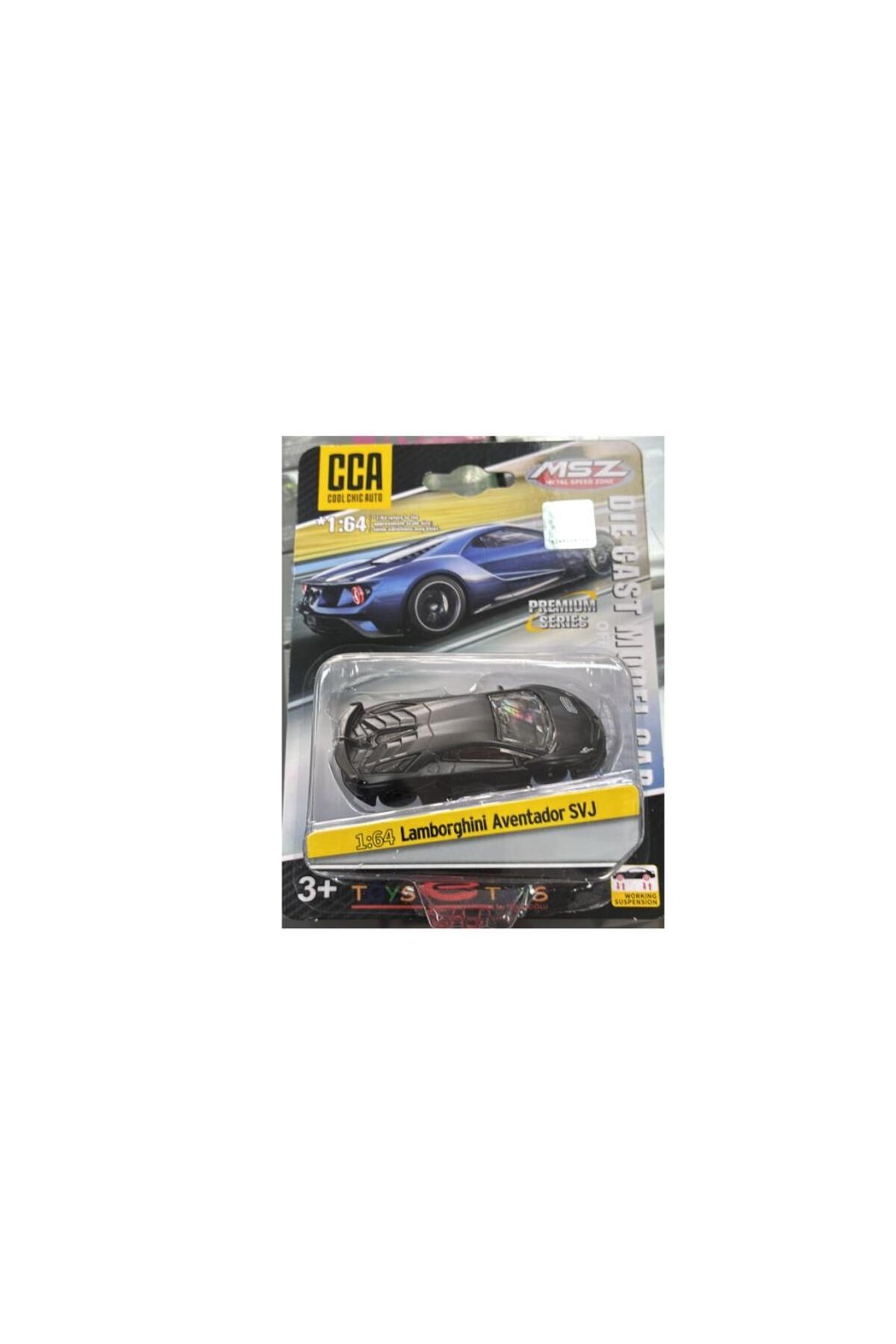 CCA Premium Series Lamborghini Aventador SVJ Siyah 1/64 Model