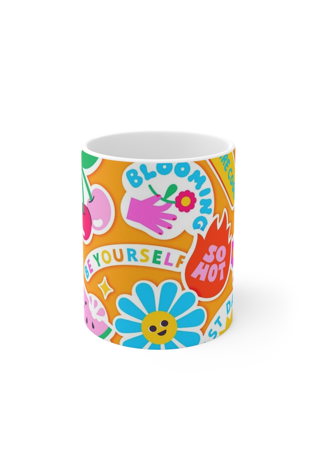 FALAVİ  Sarı Desenli Kupa - Görsel 5