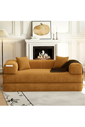 foamly İkon Fitilli Kadife Modüler Koltuk Kanepe Tamamen Sünger