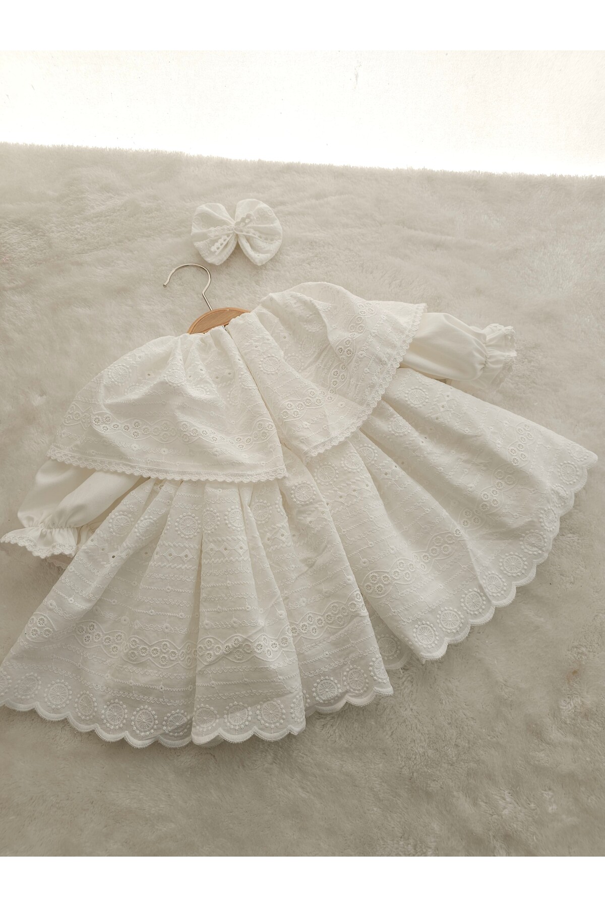 Elwirababyboutiqe fisto pelerin yaka elbise fotoğrafı 3 (önizleme)