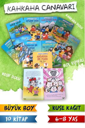 Harika Kitap 6 - 7 - 8 Yaş Kahkaha Canavarı Hikaye Kitabı Seti - Macera Dolu ...