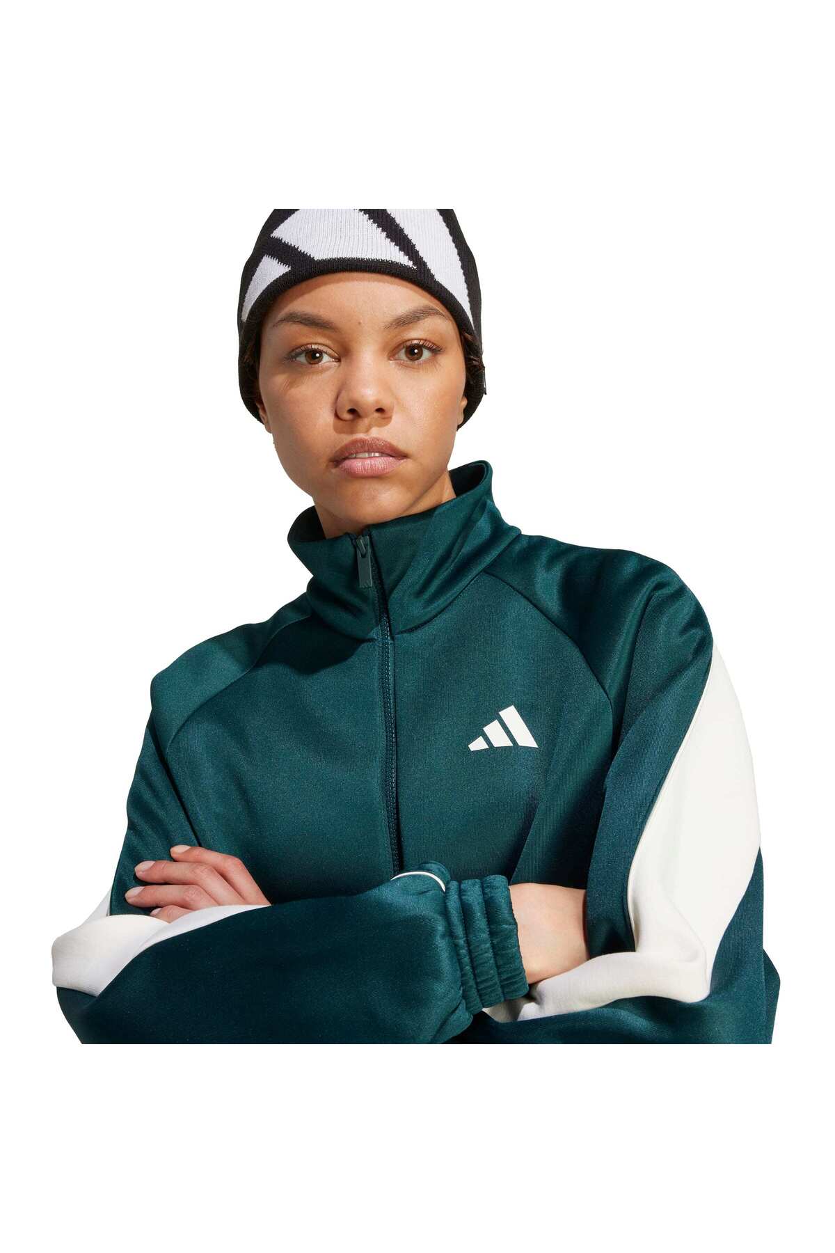 adidas W STADIUM TT Kadın Yeşil Sweatshirt JW0528 görsel 6