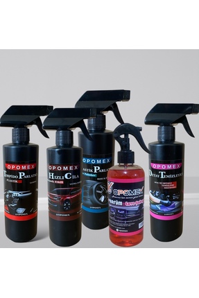 opomex Torpido Parlatıcı-Lastik Parlatıcı-Jant Motor temizleyici-Detay Temizl...