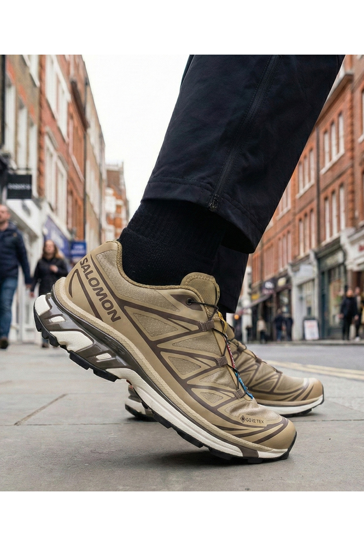 سالومون کفش‌های مردانه گورتکس مخصوص فضای باز Xt-6 بژ