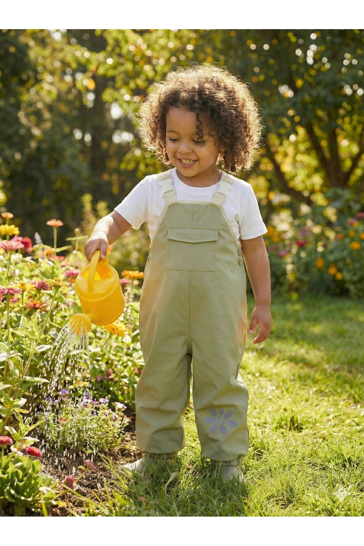 tinytrends Unisex Bebek&Çocuk Bahçıvan Oyun Salopet Tulum fotoğrafı 4 (önizleme)