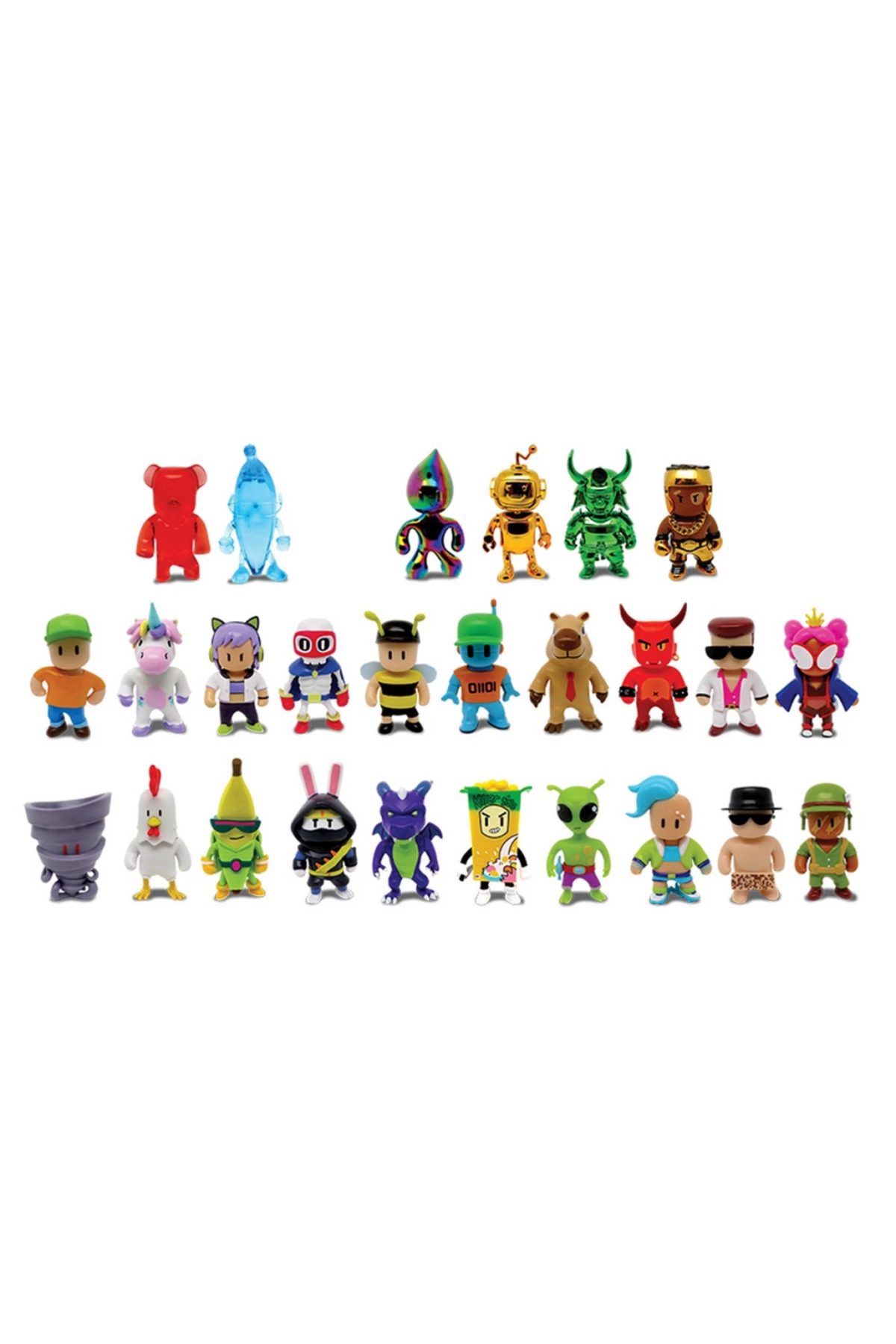 TWOX Stumble Guys 5'li NessiWorld Figür (1 PAKET FİYATIDIR