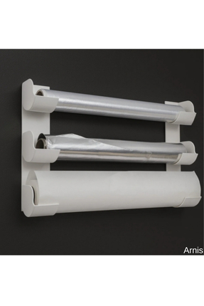 ARNİS Rulo Düzenleyici Askı, Folyo, Pişirme Kağıdı, Yağlı Kağıt, Streç Askısı...
