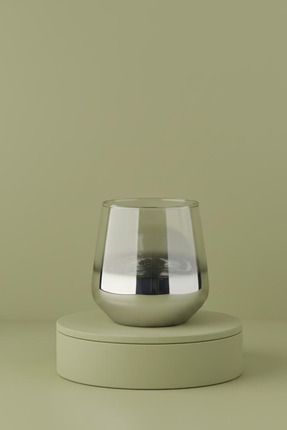 rova tr Lal Küçük Serisi Titanyum Kaplama Cam Modern Bardak- 6 Adet Su Bardağı