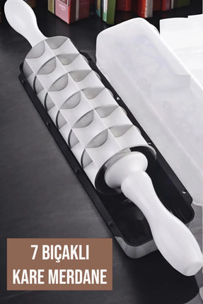 CMT 7 Çelik Bıçaklı Mantımatik Mantı Kesici Merdane Pratik Mantı Kesme Aparatı