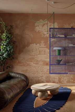 Arkhearts Arcadia – Terracotta Klasik Manzara Desenli Kendinden Yapışkanlı Du...