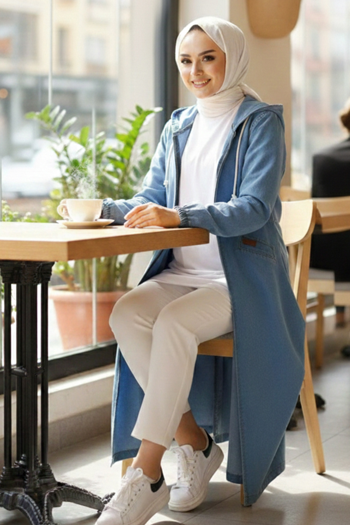 benguen  Cepli· Spor Kot Kap O7611-1 Mavi - Görsel 2