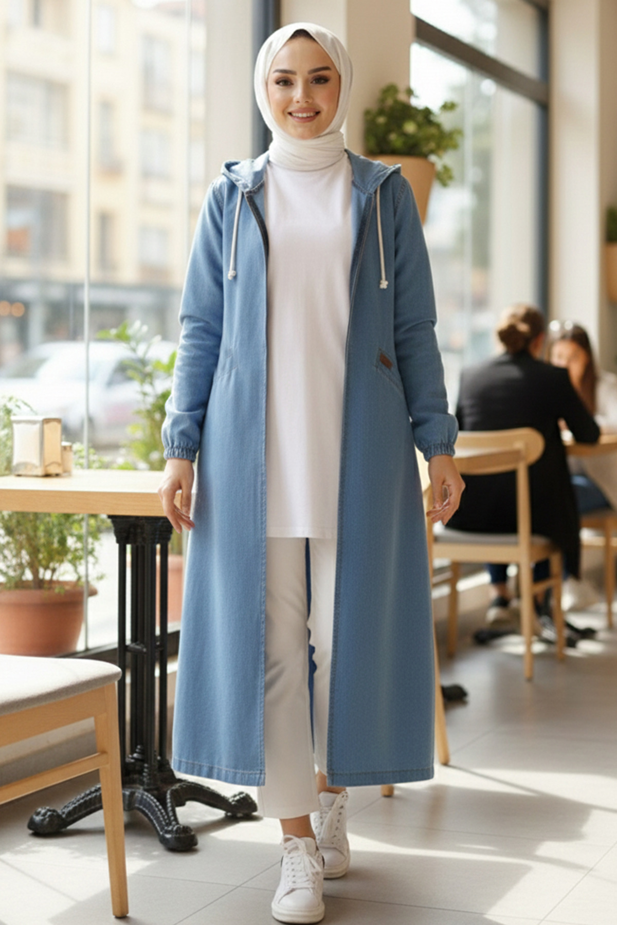 benguen  Cepli· Spor Kot Kap O7611-1 Mavi