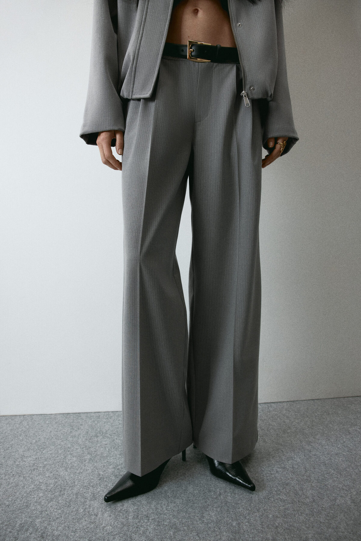H&M Geniş Şık Pantolon görsel 2