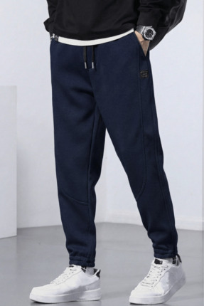 GENIUS STORE Erkek Eşofman İçi Polarlı Bağcıklı Bel Jogger Spor Eşofman Altı ...