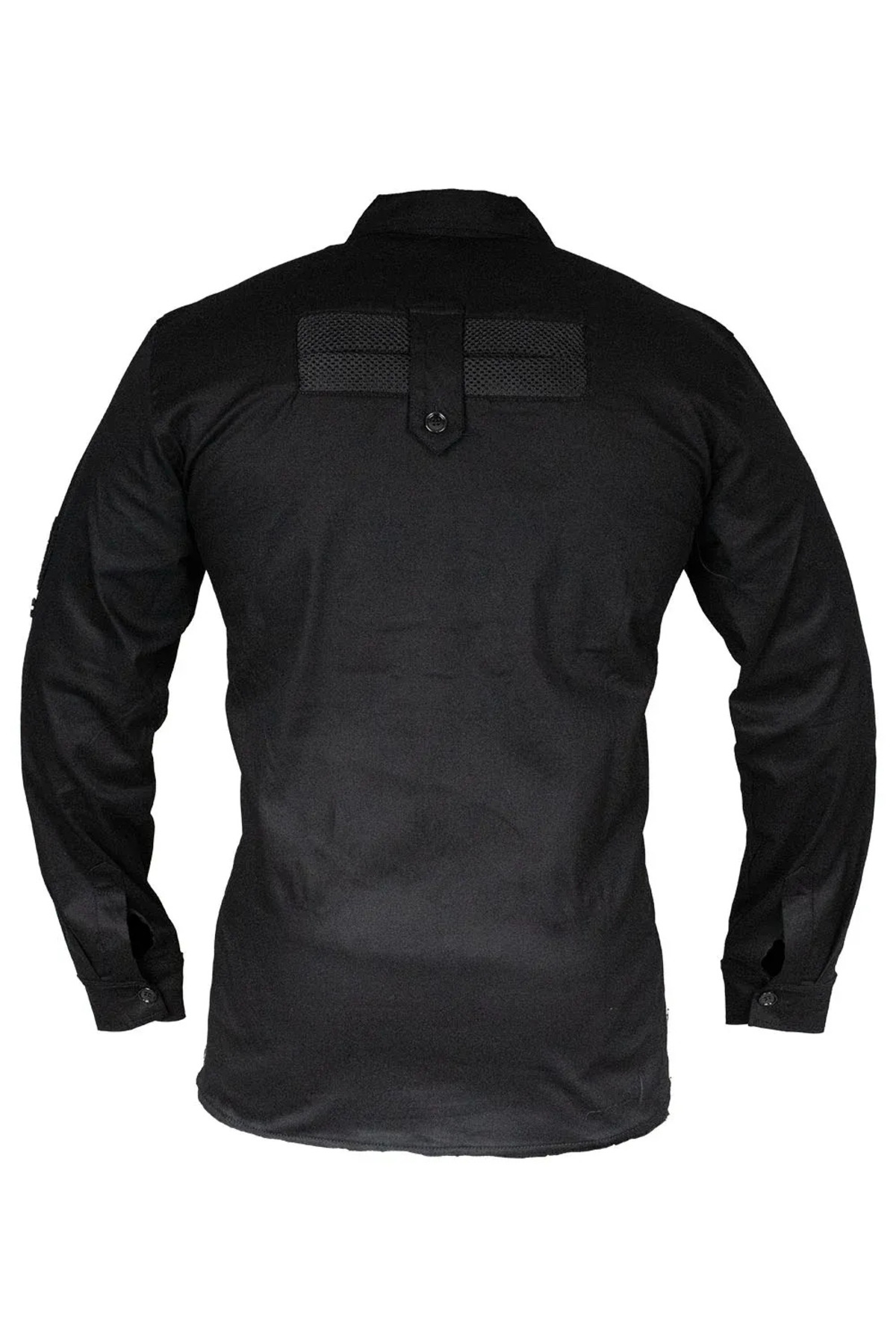 Siyah Outdoor Gabardin Gömlek — مشکی f42pk420 — تصویر 5 از 5