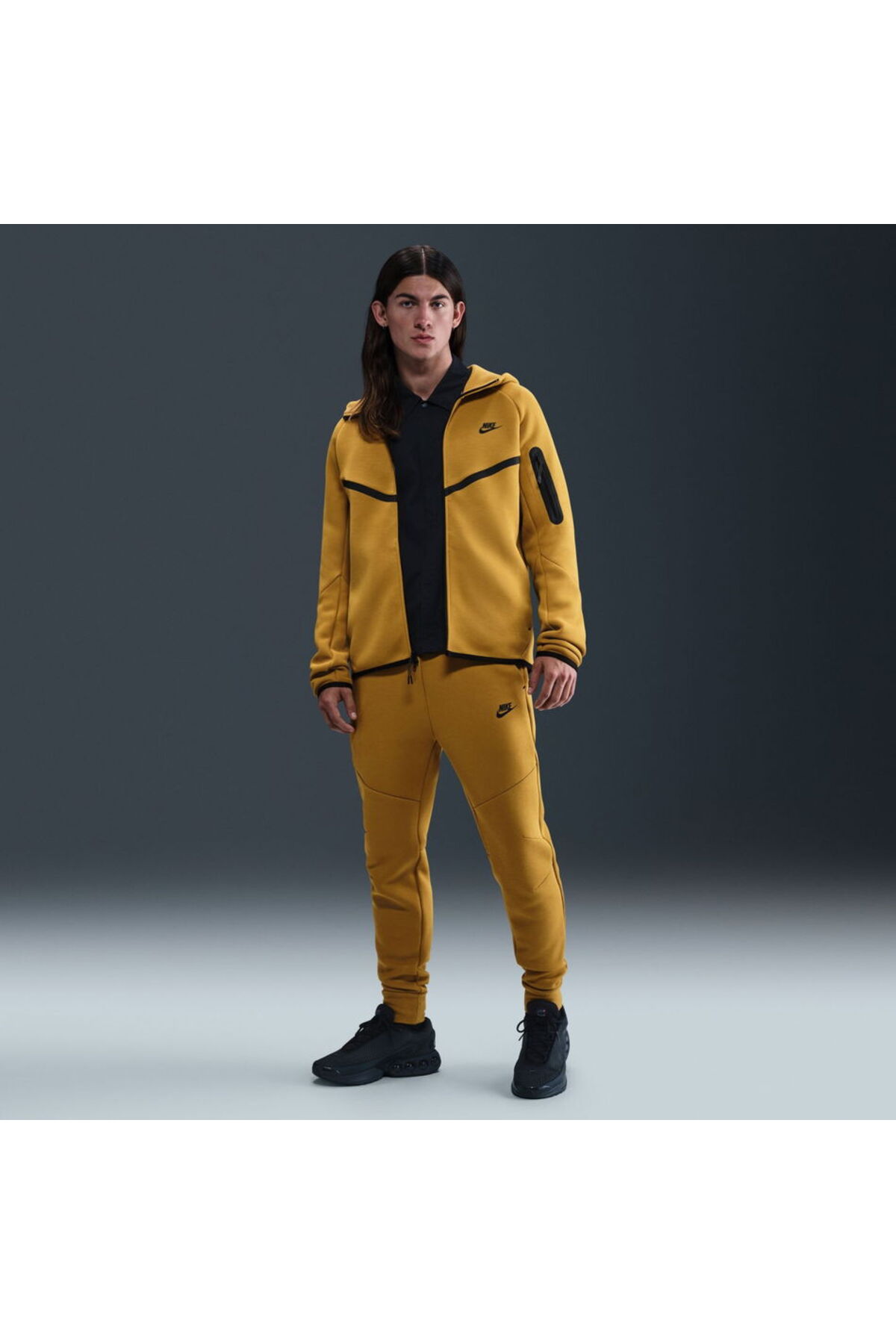 هودی تمام زیپ پشمی Tech Fleece نایکی سویشرت Nike