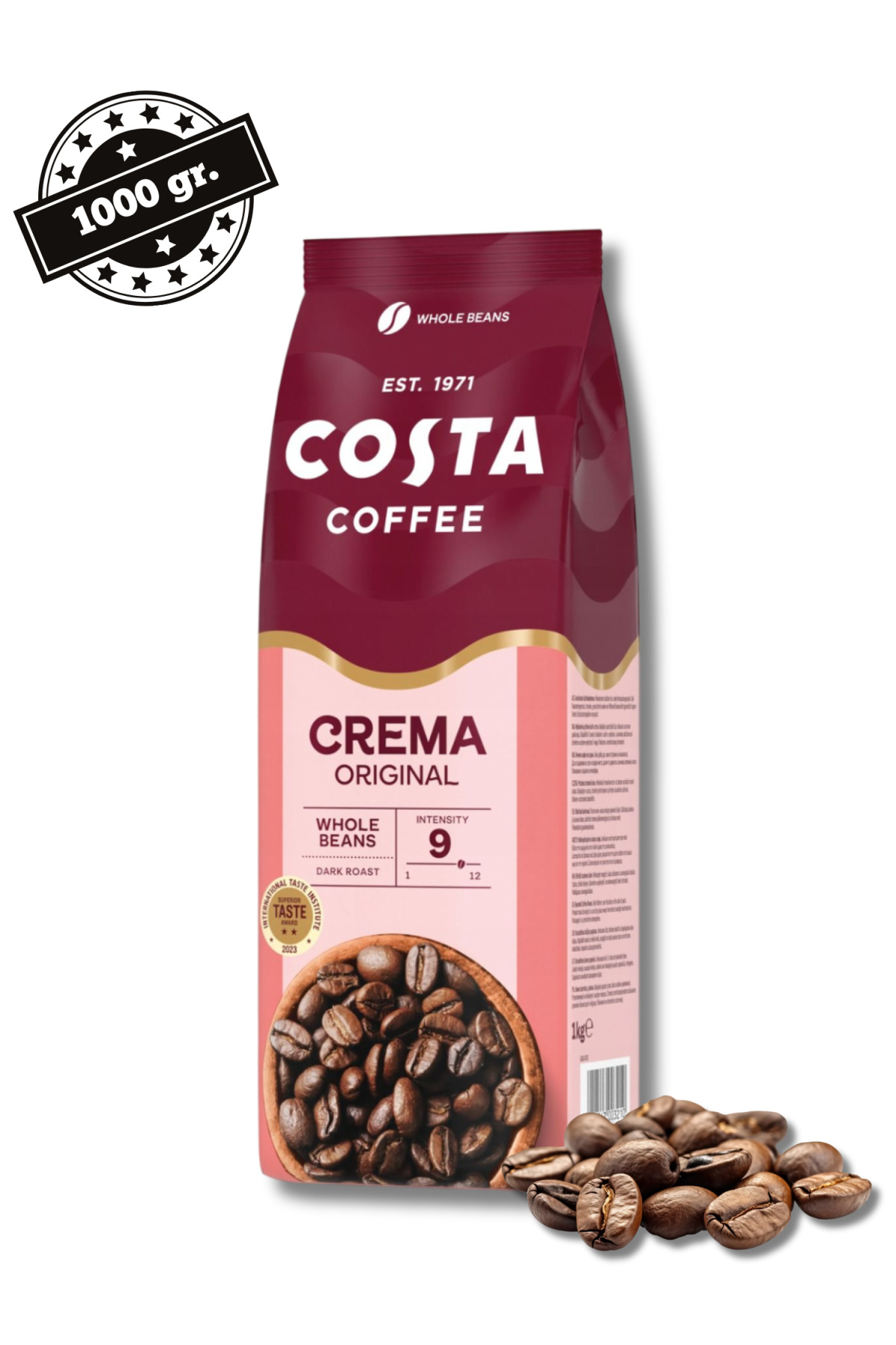 Costa Boabe de cafea Crema Original 1kg